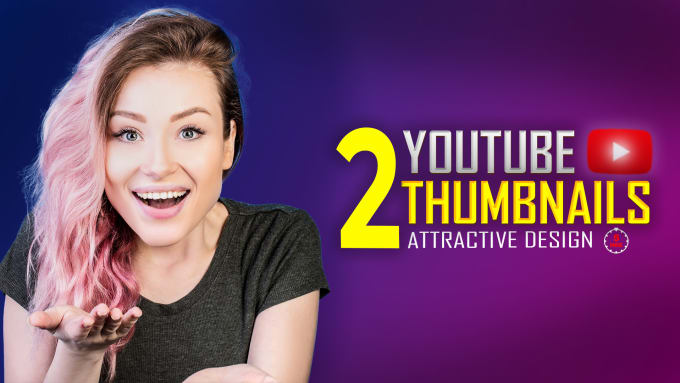 Gig Preview - Create eye catching youtube thumbnails