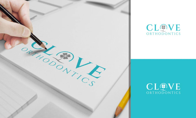 Bestseller - custom minimalist monogram dental clinic logo design