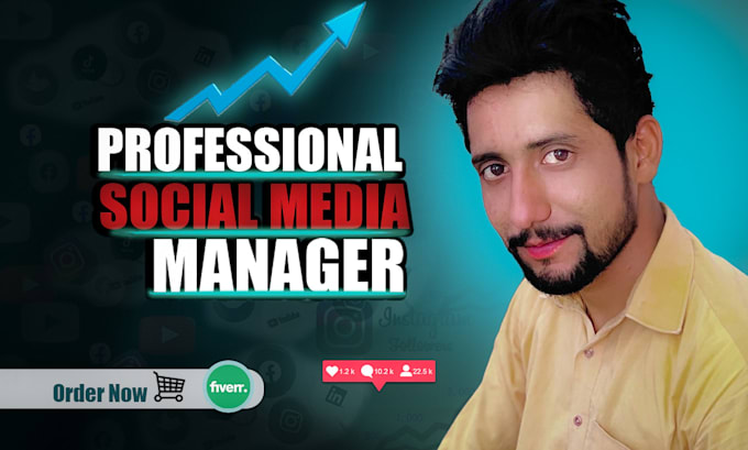 Gig Preview - Be your professional social media manager for brand growth