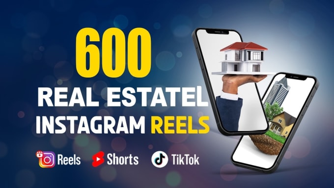 Gig Preview - Create 600 luxury home real estate instagram reels and tiktok videos