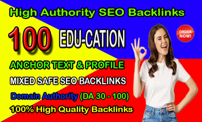 Gig Preview - Create 100 anchor text and profile mix SEO backlinks, link building