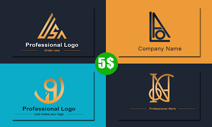 Gig Preview - Design professional monogram logo for you