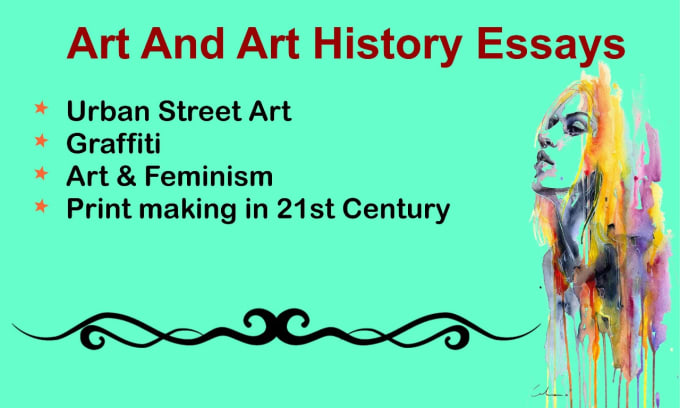 Gig Preview - Write art and art history essays