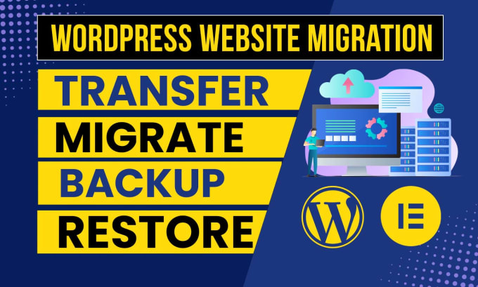 Gig Preview - Migrate wordpress website, backup, transfer website SEO