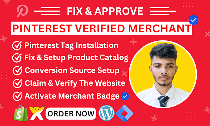 Bestseller - fix all the required issues to be a verified merchant on pinterest