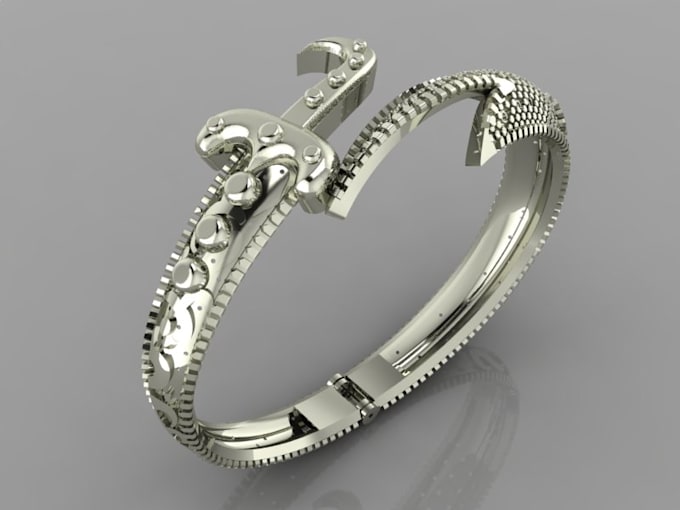 Gig Preview - Design 3d jewelry models and generate renderings for you