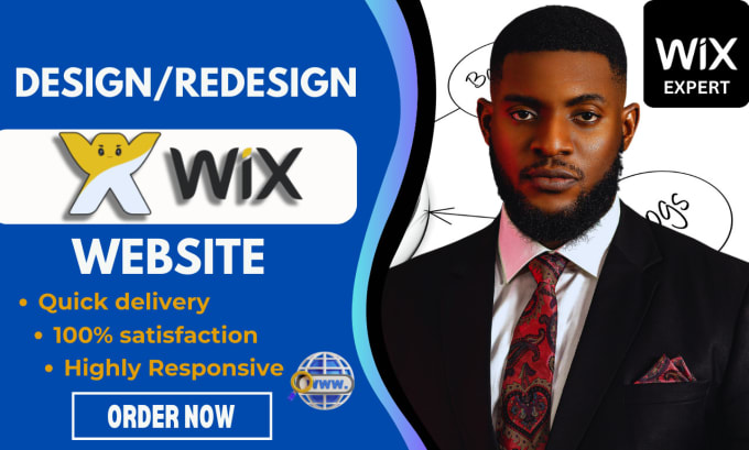 Gig Preview - Redesign wix website design wix website studio wix editor wix ecommerce website