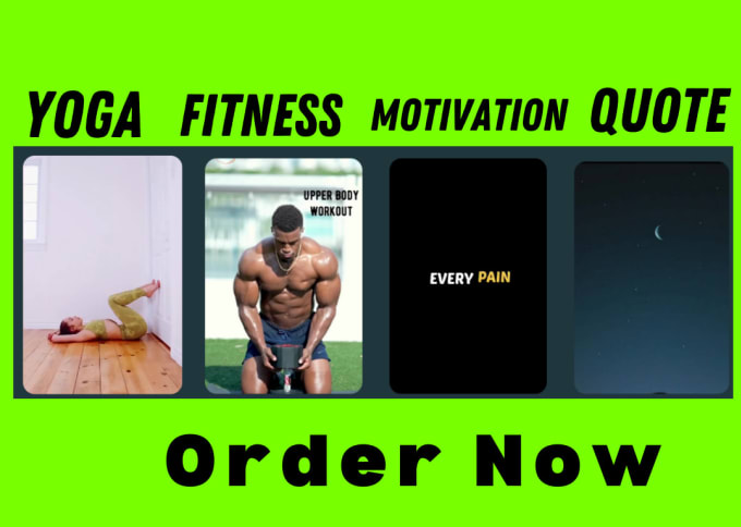 Bestseller - create yoga,fitness,motivational quotes videos for your youtube channel