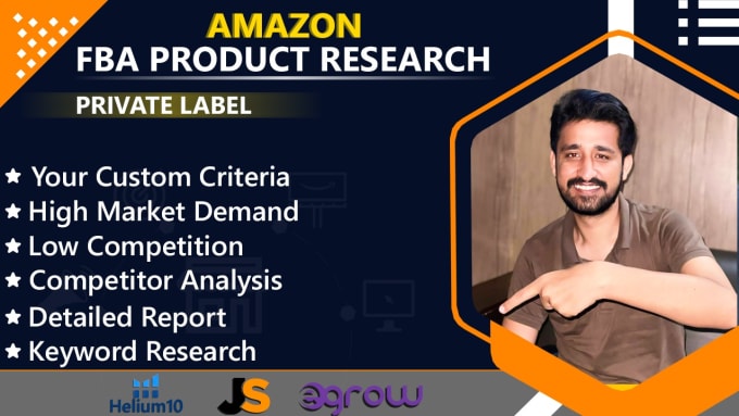 Gig Preview - Do amazon product research for fba and product hunting