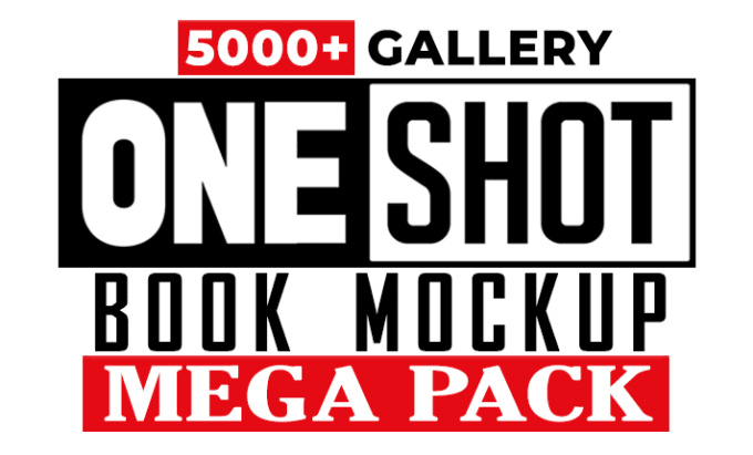 Gig Preview - Create you a one shot book mockup bundle