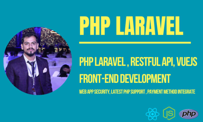 Gig Preview - Top rated PHP laravel developer  expert in react vue js and full stack solution