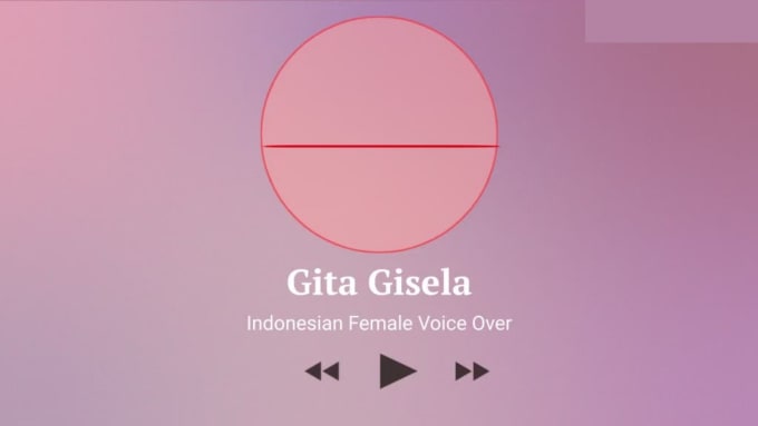 Gig Preview - Do indonesian female voice over