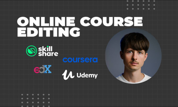 Gig Preview - Edit online courses, tutorials and elearning videos