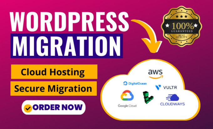 Gig Preview - Migrate or install wordpress on google cloud digitalocean AWS