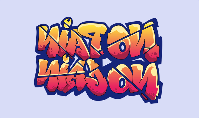 Gig Preview - Do graffiti art design for your logo or word