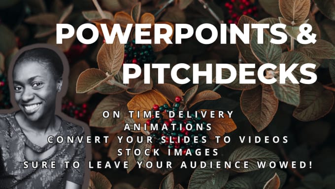 Gig Preview - Create or animate your powerpoint or canva presentations