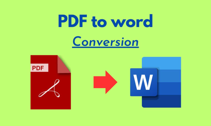 Gig Preview - Convert you pdf to ms office word and google docs with exact formatting