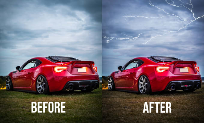 Gig Preview - Do car photo editing and retouching