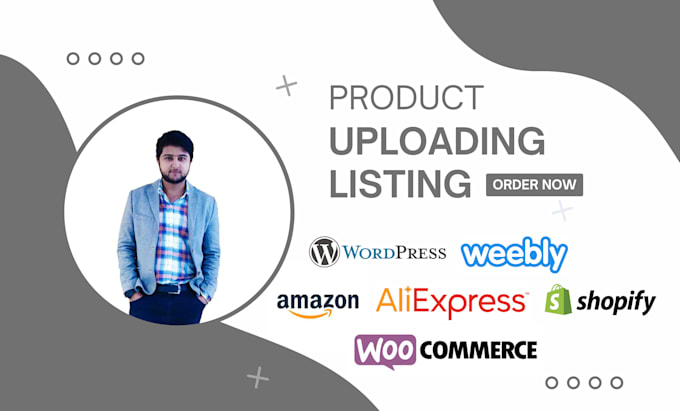 Gig Preview - Upload products to shopify, wordpress, woocommerce, ebay, and amazon