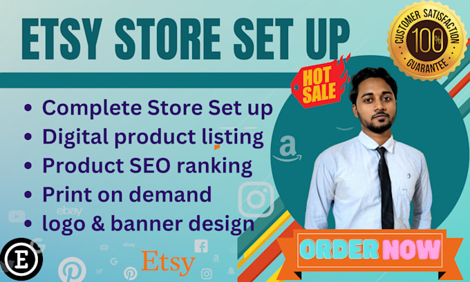 Gig Preview - Set up an etsy shop, etsy product listing with SEO