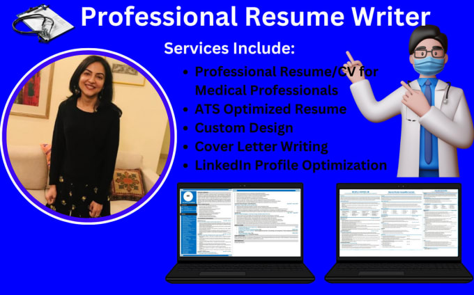 Gig Preview - Do professional resume writing for doctors, paramedics, and healthcare workers