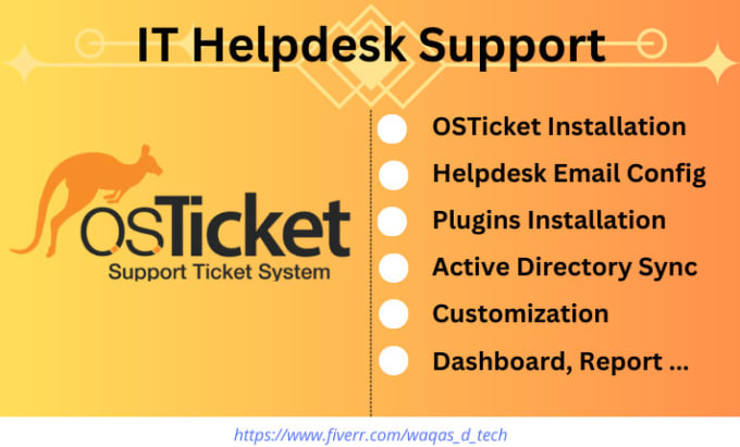 Gig Preview - Install and setup osticket customer support portal