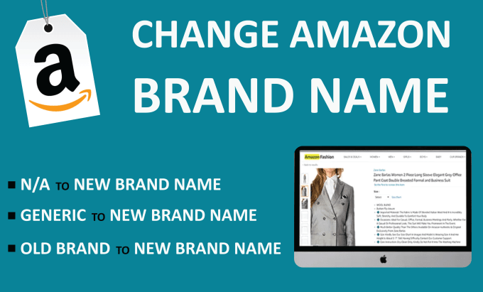 Gig Preview - Change amazon brand name on listings product detail page