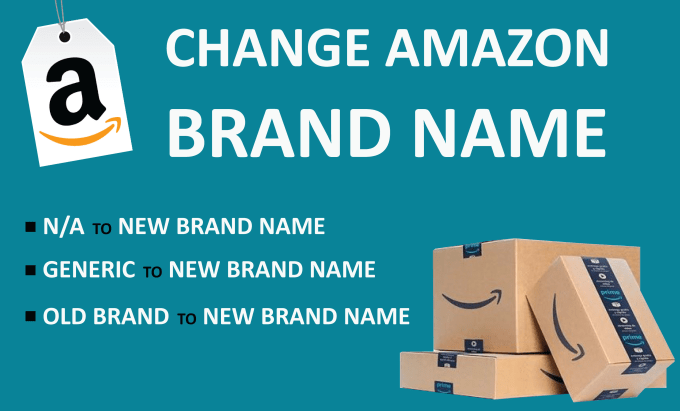 Gig Preview - Change amazon brand name on product detail page