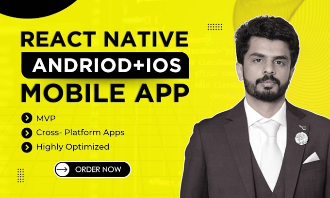 Gig Preview - Do mobile app development for IOS and android react native