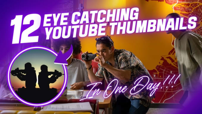 Gig Preview - Design eye catching thumbnails for your youtube channel