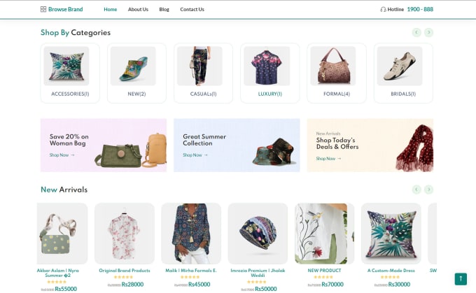 Gig Preview - Creat custom ecommerce and online web stores