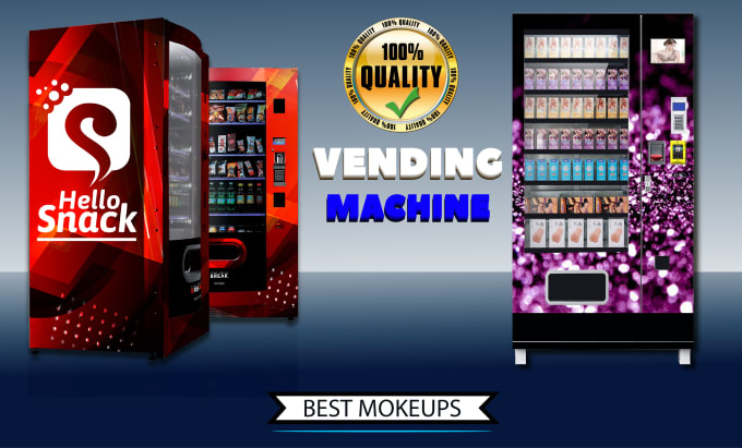 Bestseller - make catchy and attractive vending machine warp design