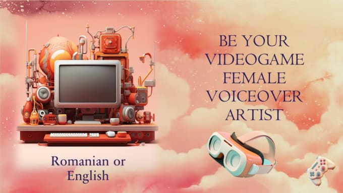 Gig Preview - Be your videogame female voiceover in romanian or english