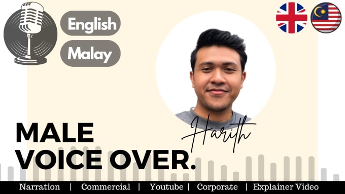 Bestseller - record male voice overs in malay or english