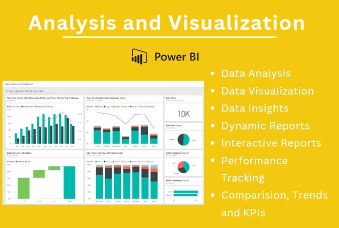 Gig Preview - Create professional dashboards and reports using microsoft powerbi