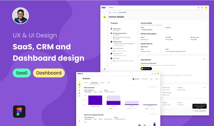 Gig Preview - Design a website or an app in figma with UX UI