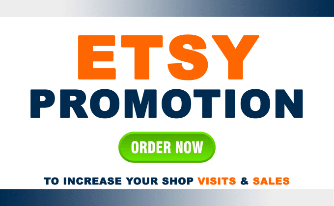 Gig Preview - Do organic etsy shop or listing promotion to increase etsy sales and visitors