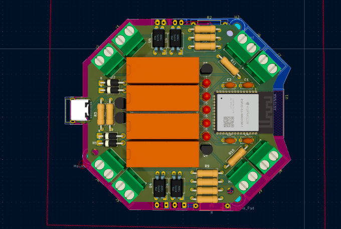 Gig Preview - Design a smart home automation iot controller pcb with wifi,bluetooth