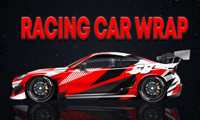 Gig Preview - Design a modern rally car, racing car, sports and vehicle wrap design