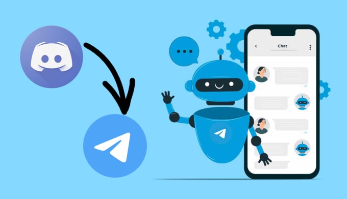 Gig Preview - Make a bot that forwards messages from discord to telegram