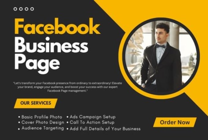 Gig Preview - Do facebook business page create , social media pages and accounts setup