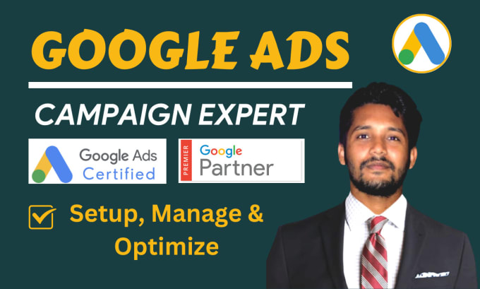 Gig Preview - Setup and manage google ads adwords PPC campaign from scratch