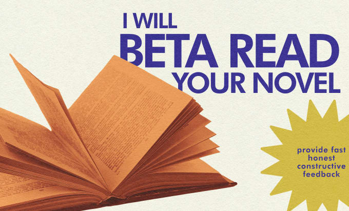 Gig Preview - Critically beta read your fiction novels and novellas