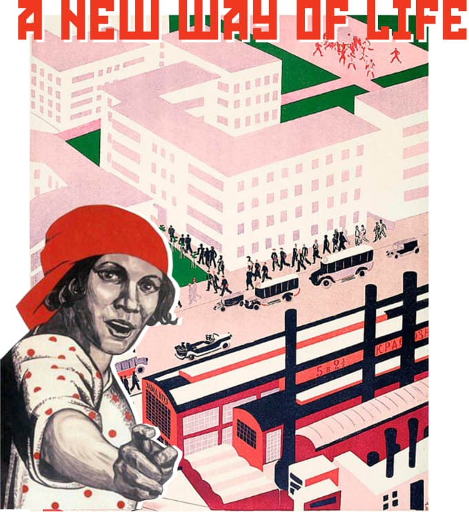 Gig Preview - Create soviet style posters for you