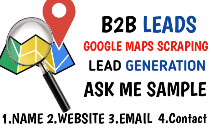 Gig Preview - B2b lead gen and google maps scraping