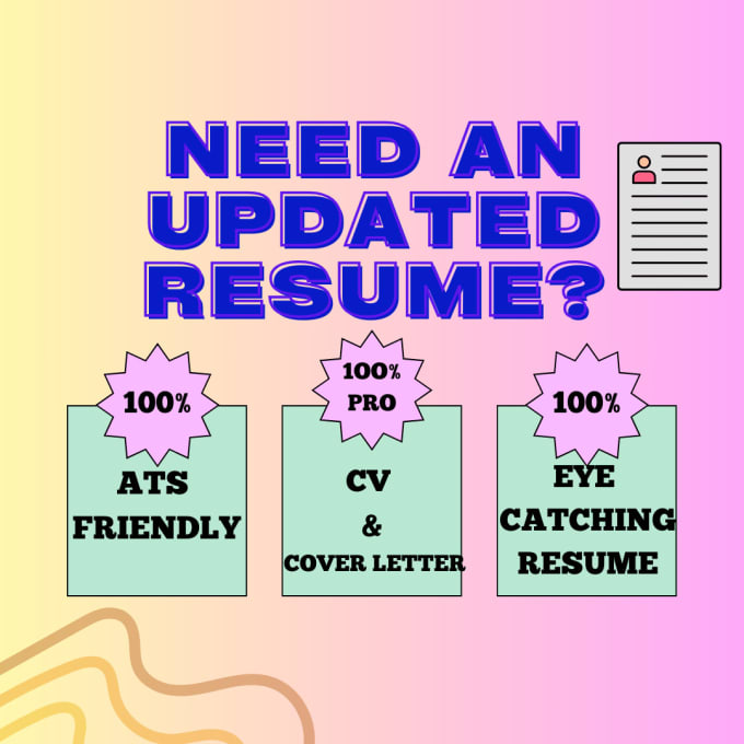 Gig Preview - Edit, rewrite, upgrade your resume by using ats friendly template