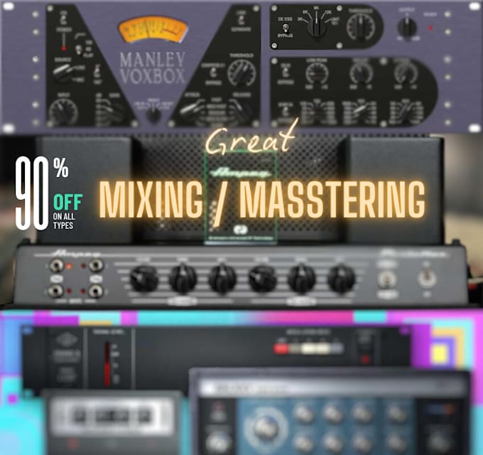 Gig Preview - Mix and master your song professional