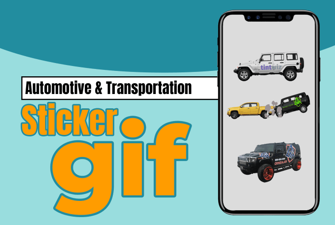 Gig Preview - Create automotive animated GIF for instagram stories