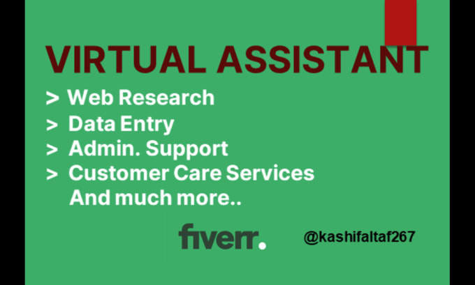 Gig Preview - Be your virtual assistant for administrative tasks