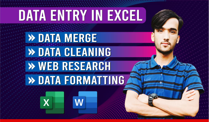 Gig Preview - Do excel data cleaning, data collection, copy paste, and excel data entry